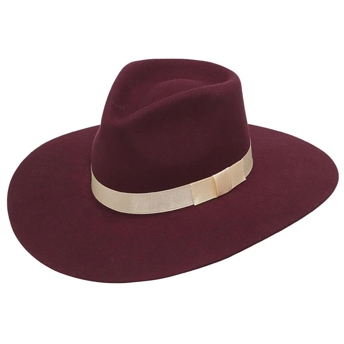Twister Hat Women's Wool Fashion Hat Maroon -CLEARANCE - Image 3