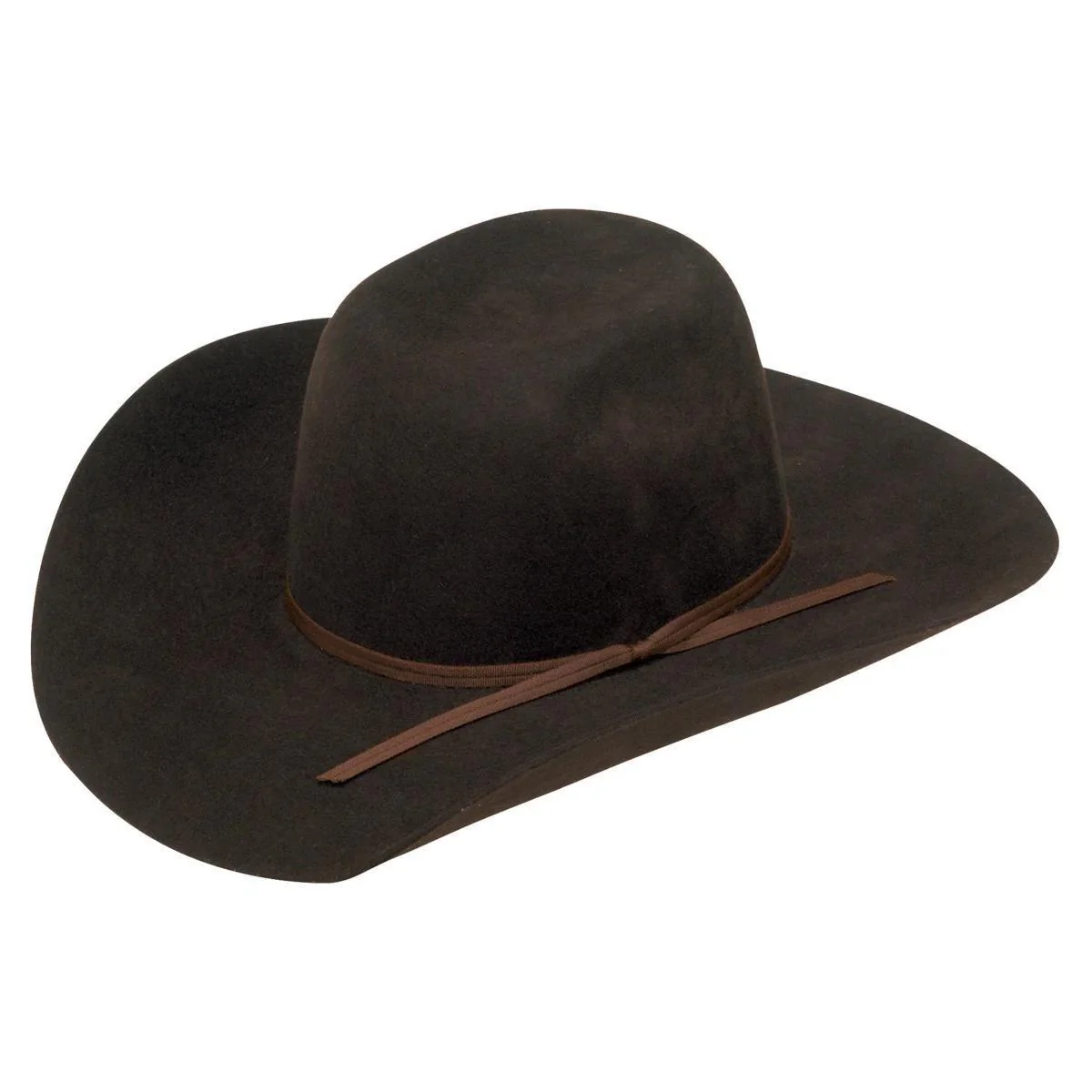 Twister Youth Brown Wool Cowboy Hat - Image 3