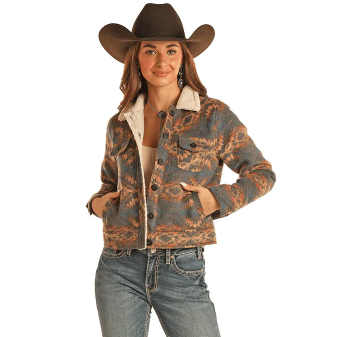 Rock&roll Women’s Sherpa Jacket - Image 3