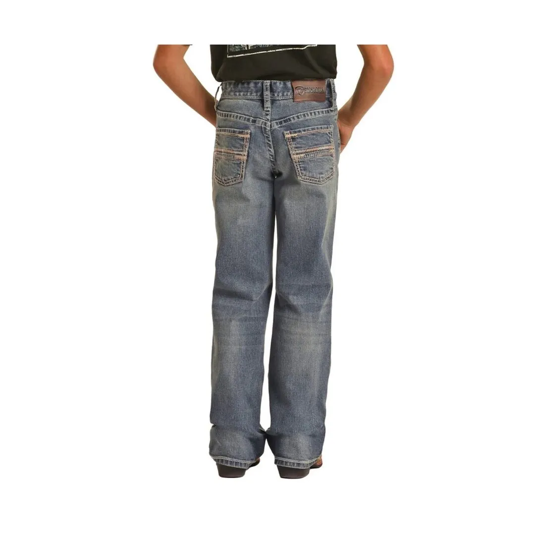 Rock & Roll Boy’s Regular Fit Stretch Bootcut Jean - Image 2