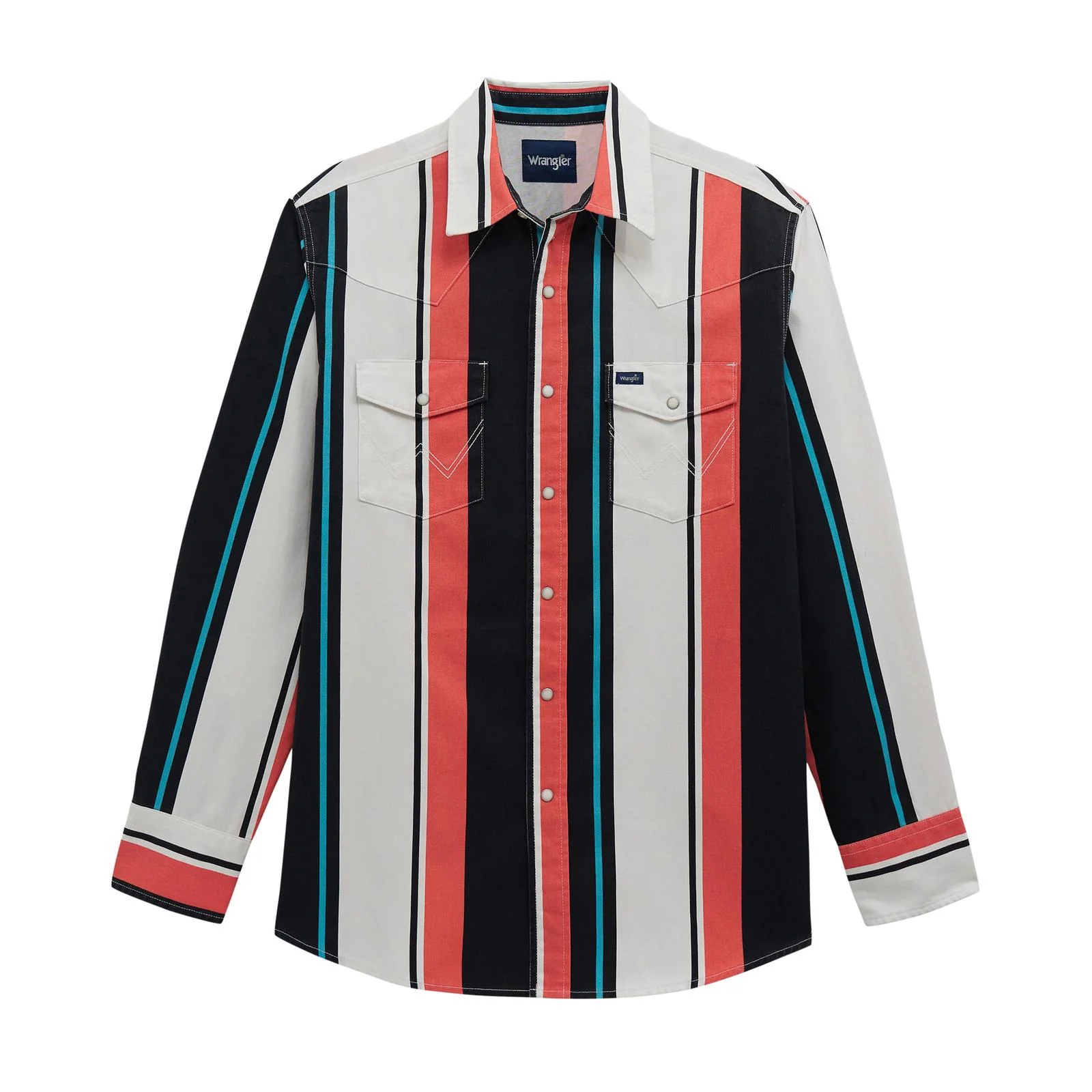 Vintage-Inspired Brushpopper Western Snap Workshirt - Image 2