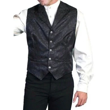 Wahmaker Frontier Clothing Men's Vest Formal Wear Silk Floral Various Colours - Image 5