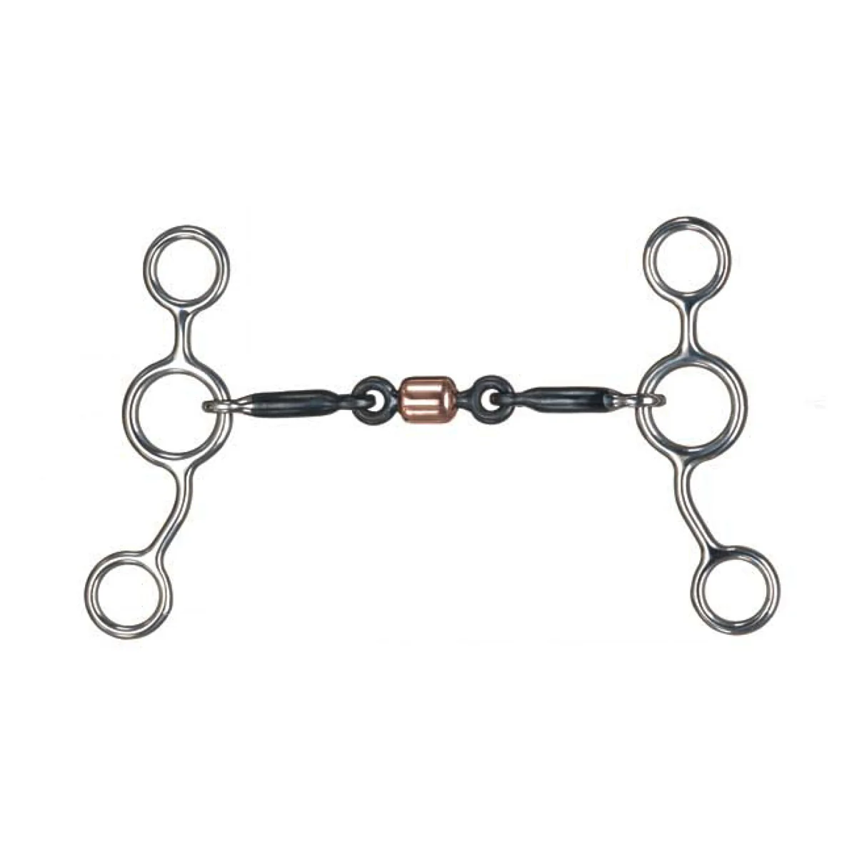 Western Rawhide Junior Cow Horse Roller Gag Bit