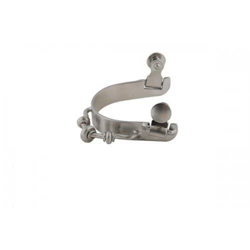 Western Rawhide Metalab Rowel Bumper Spurs