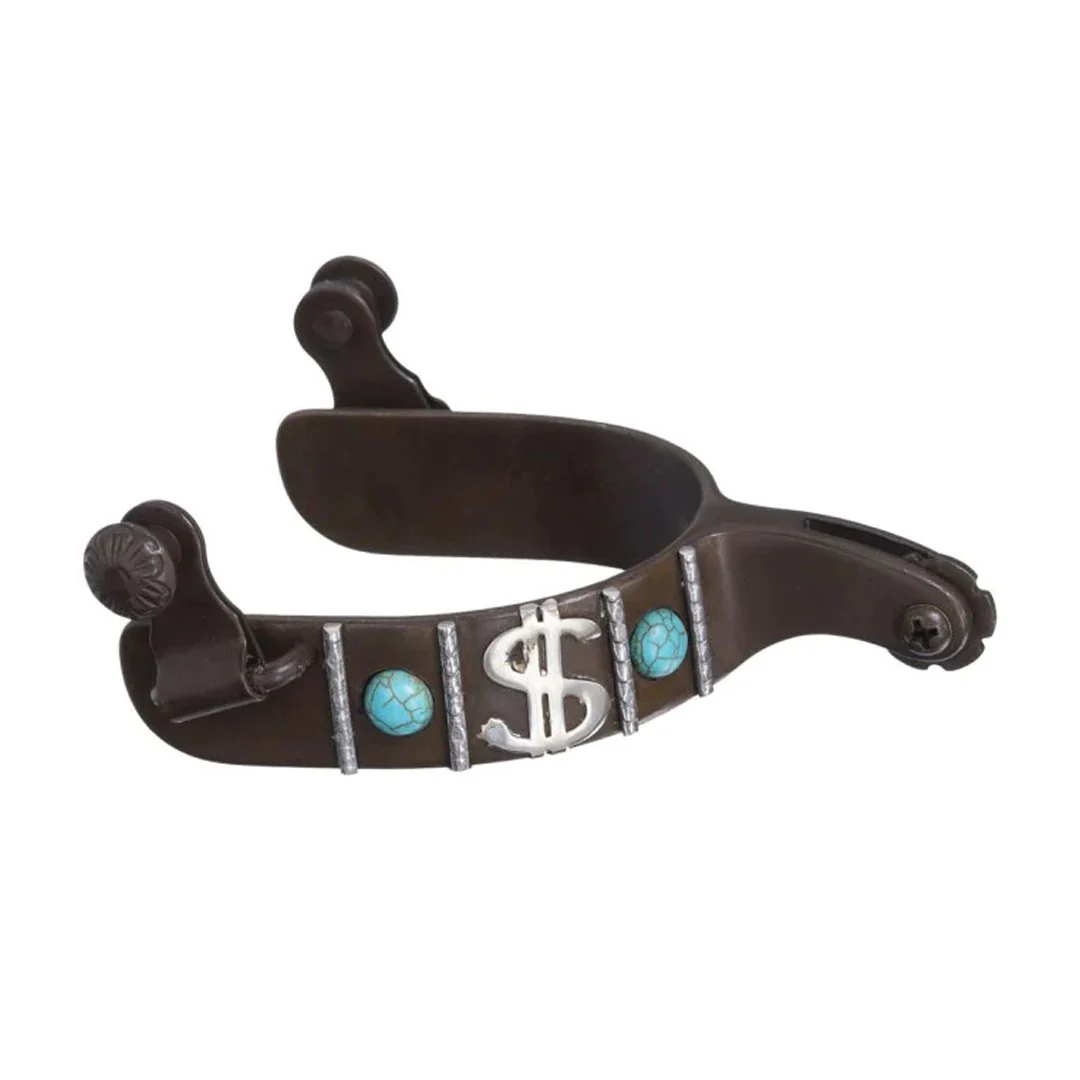 Western Spurs Tough 1 Spur ABR $ with Turquoise