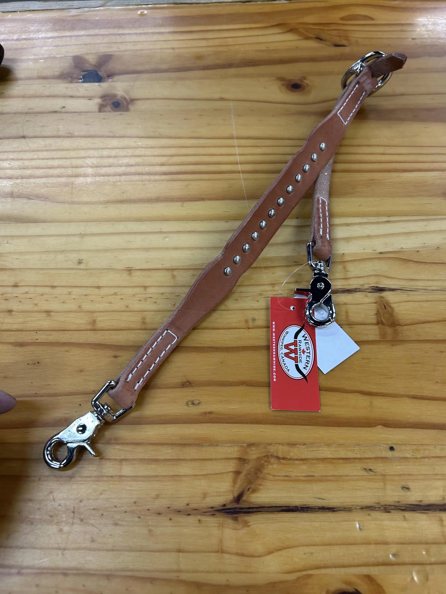 Western Rawhide Wither Strap, s.s. Dots