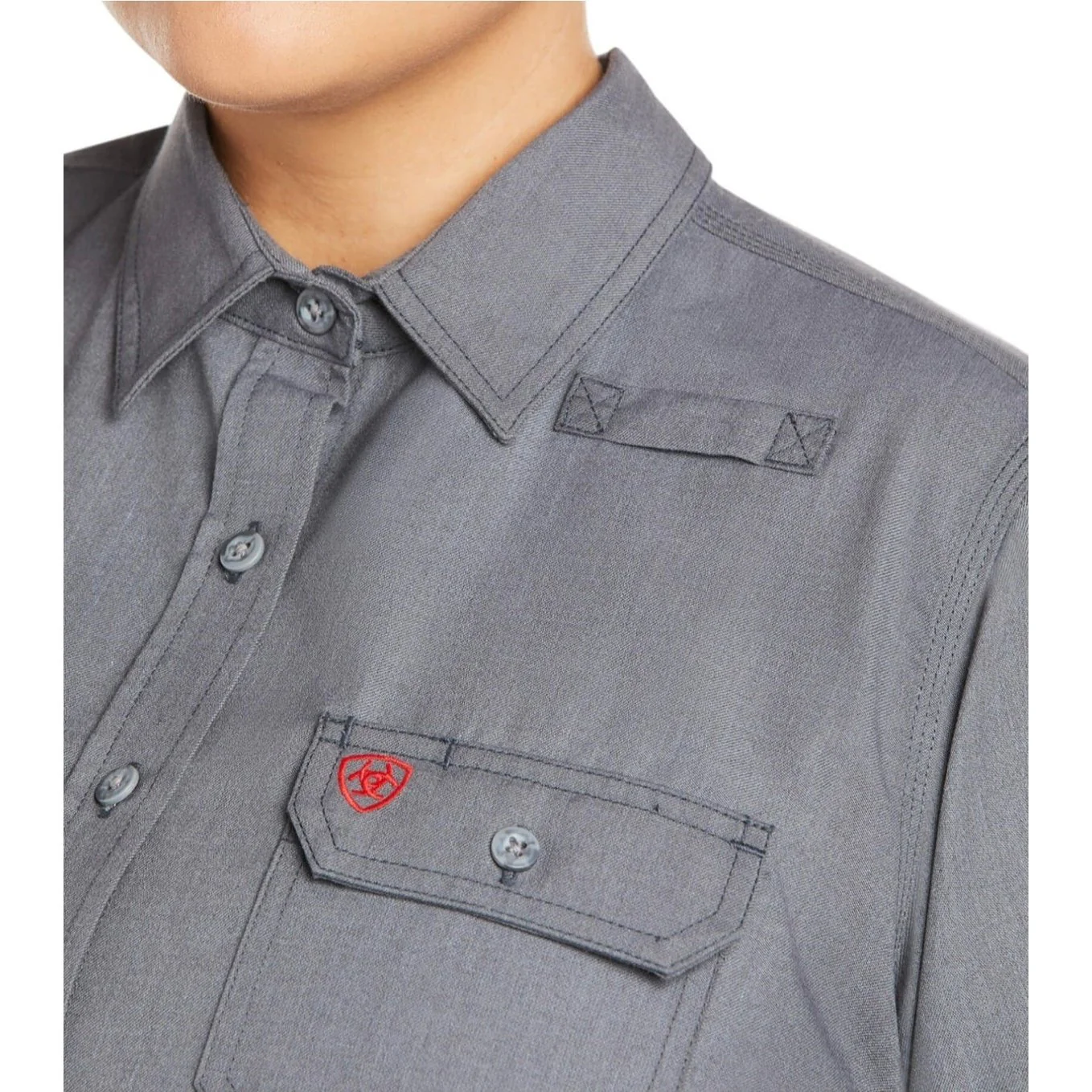 Ariat Women’s Work Shirt Flame Resistant Featherlight Colourfast - Image 3