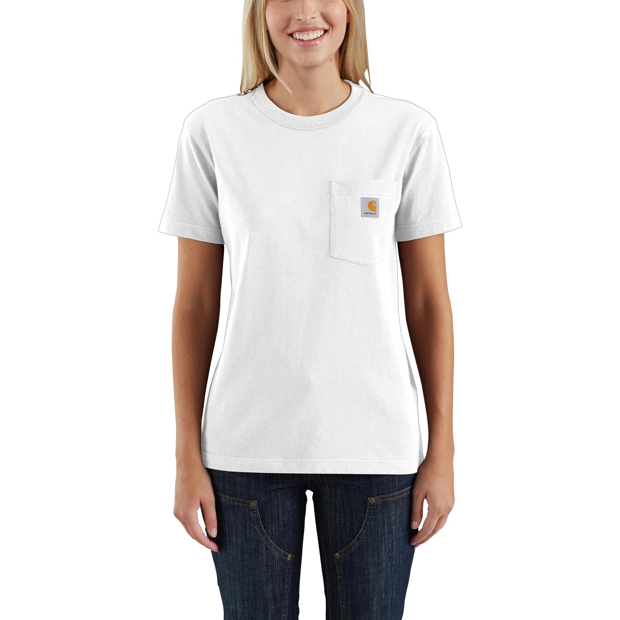 Carhartt Women's T-Shirt Heavy Weight Loose Fit - Image 2