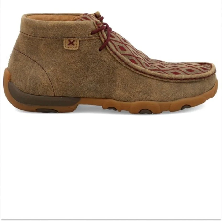 Twisted X Women’s Casual Shoes Driving Moc Bomber/Mahogany-CLEARANCE - Image 3