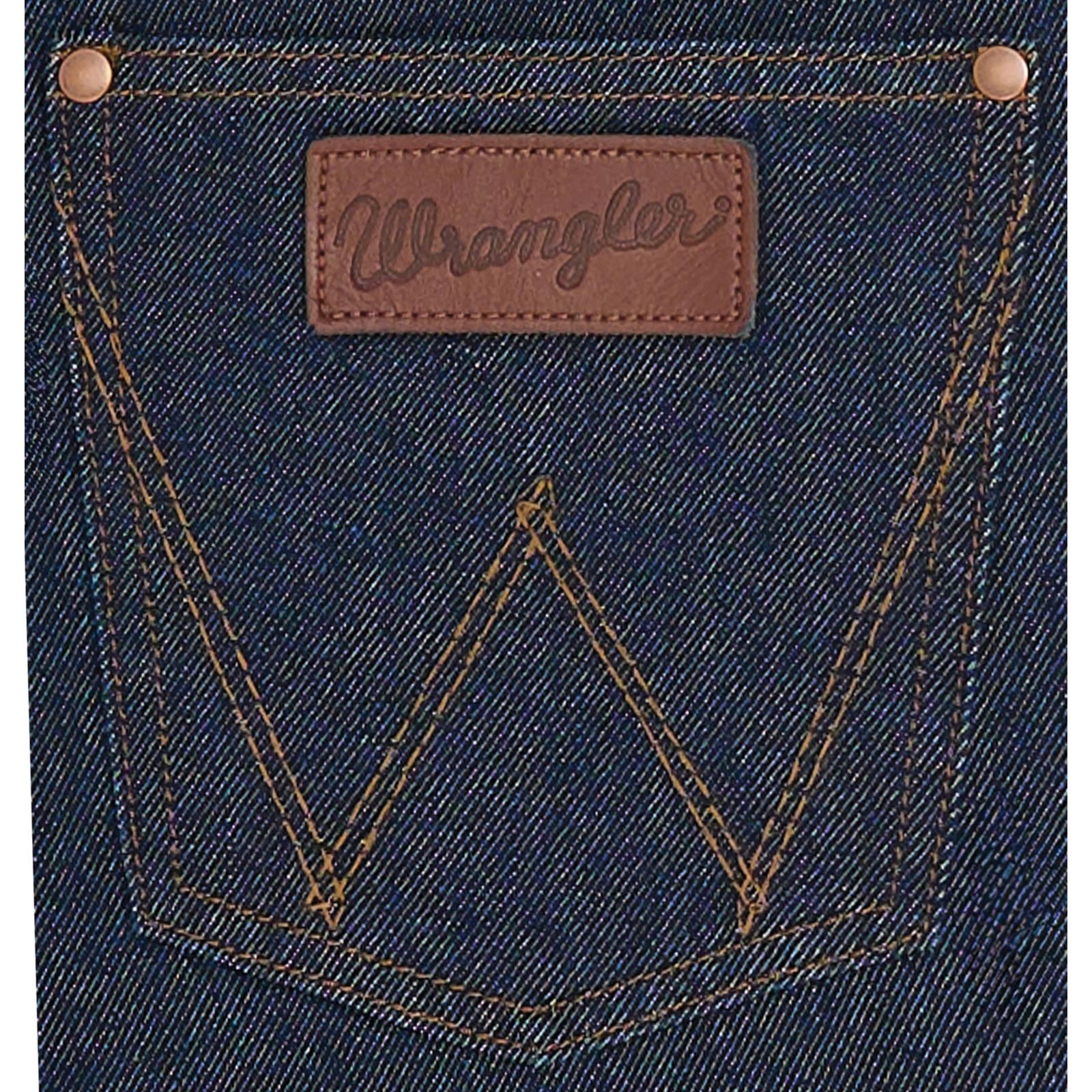 Womens Wrangler High Rise Wide Leg Bailey Jean-Dark Wash - Image 2