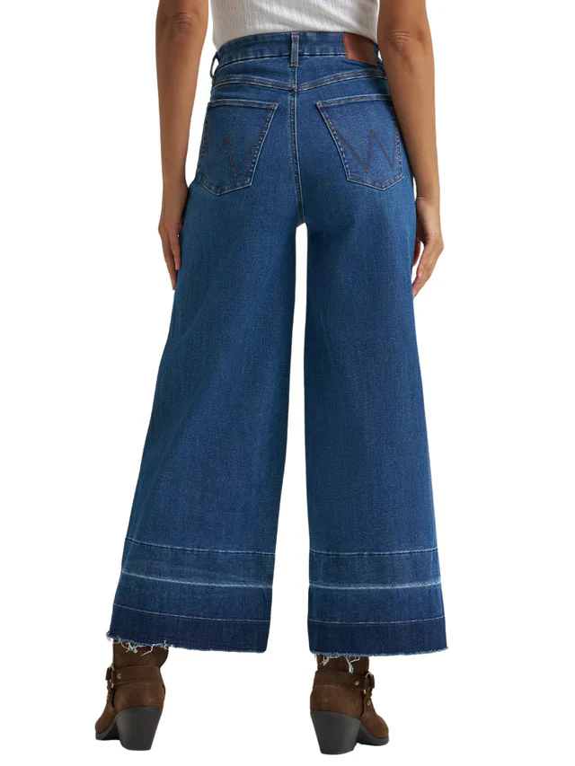 Wrangler Bespoke Wideleg Crop Jean - High Rise - Leanna - Image 2