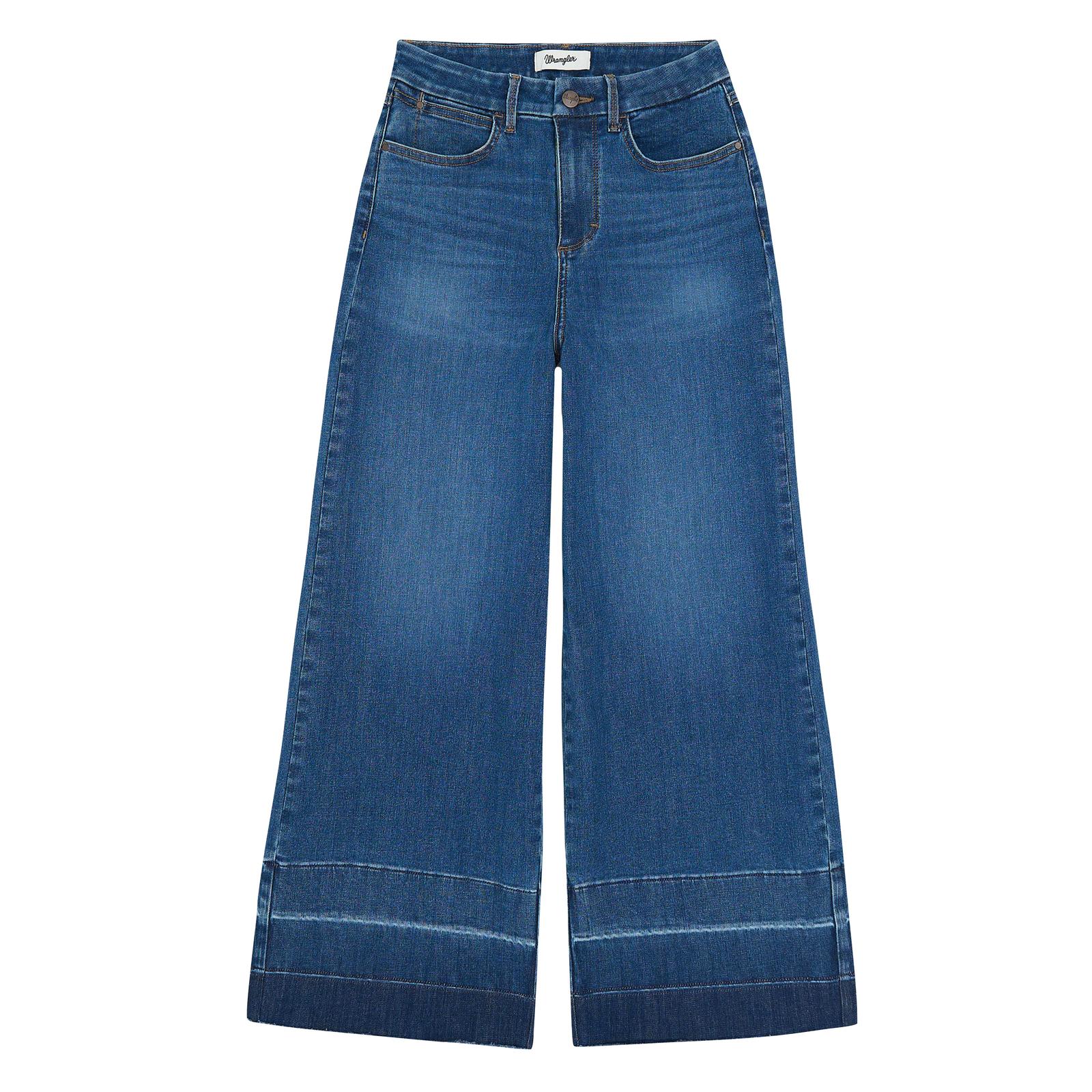 Wrangler Bespoke Wideleg Crop Jean - High Rise - Leanna - Image 4