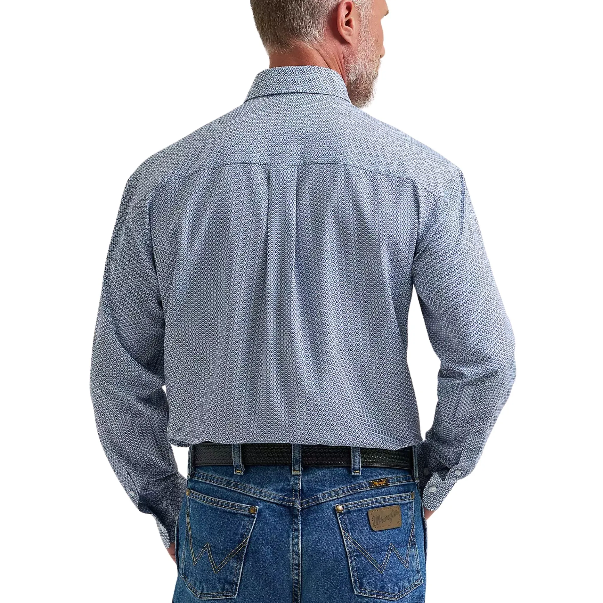 Wrangler Men's George Strait Performance Button Down Long sleeve shirt - Image 2