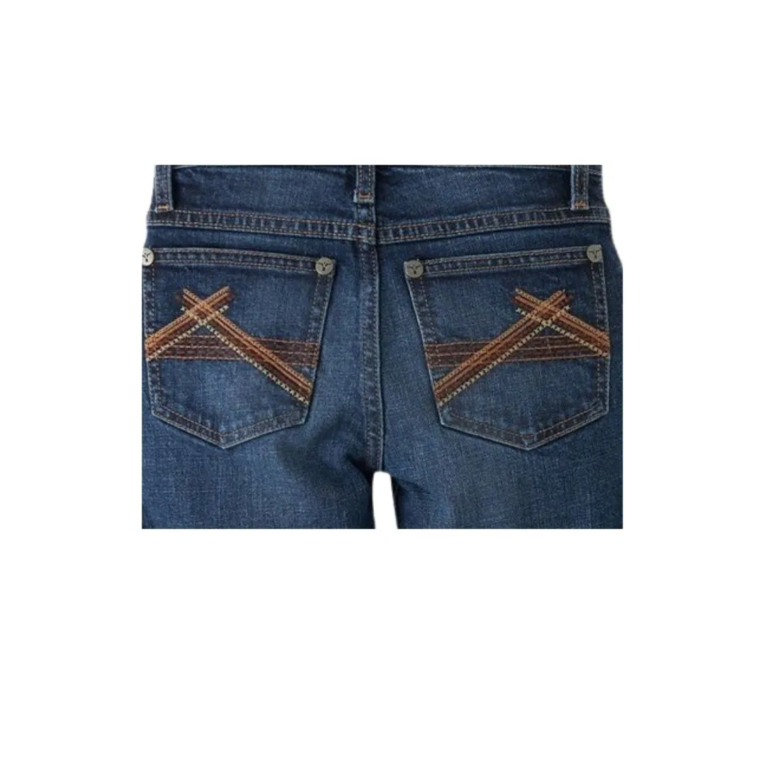 Wrangler 20X® Boy's 42 Vintage Dark Boot Cut Jeans - Image 3