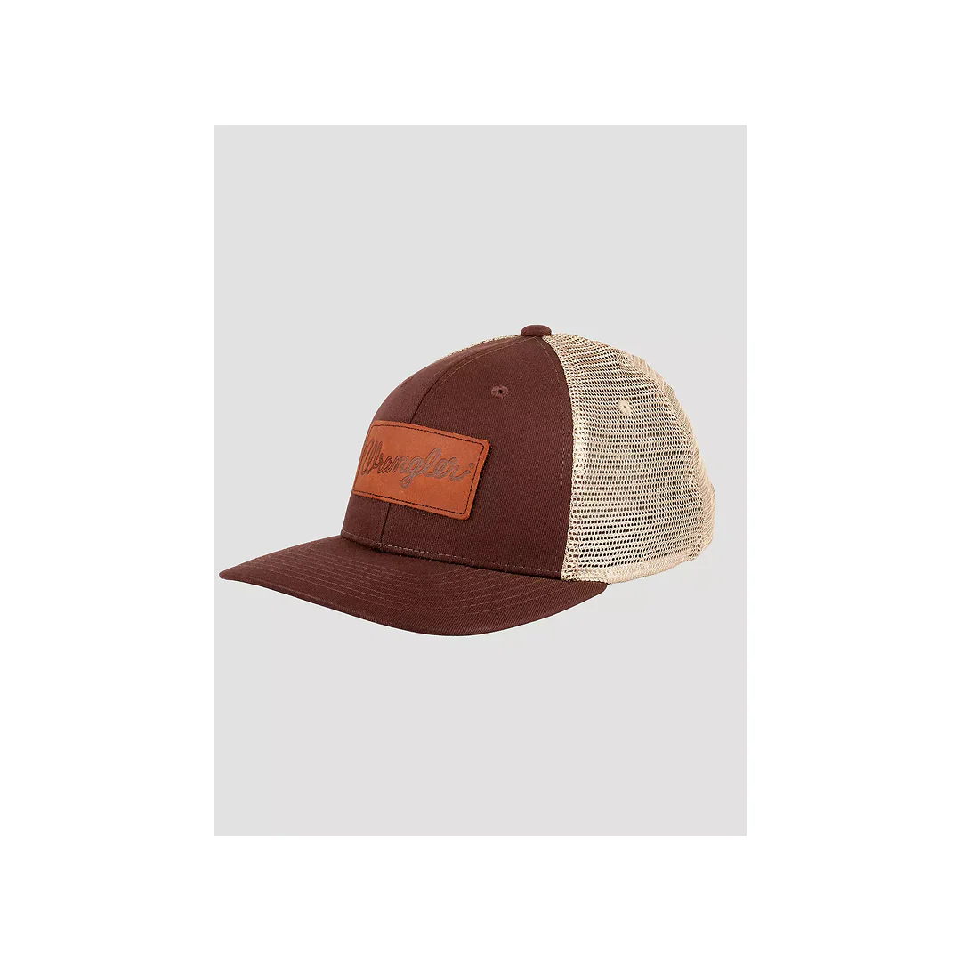 Wrangler Legend Baseball Cap Leather Logo Patch - Image 4