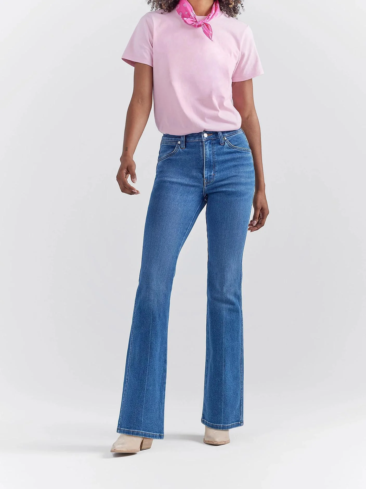 Wrangler Barbie Women's Westward High Rise Boot Cut - Image 3