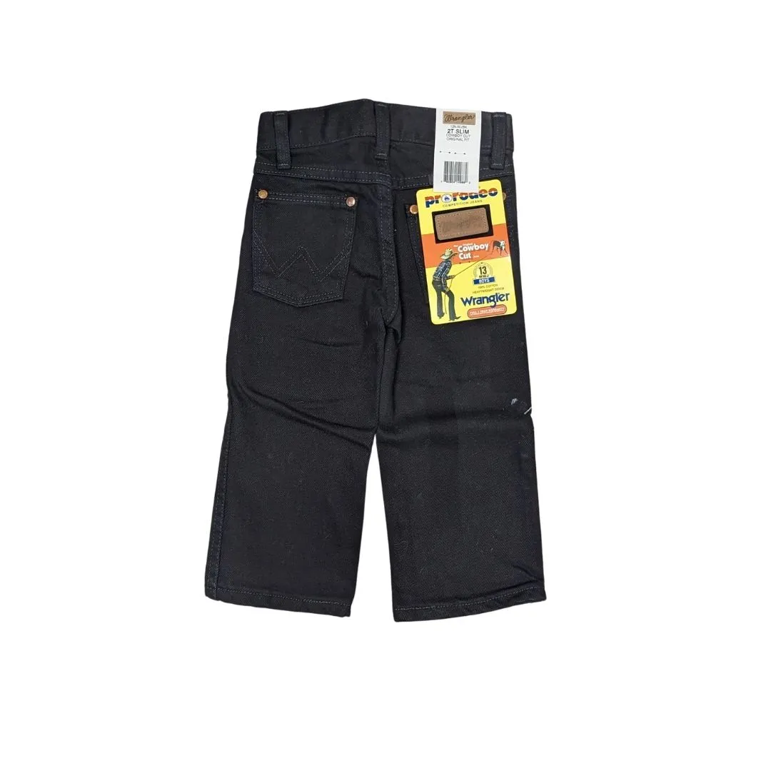 Wrangler Toddler Boy’s Cowboy Cut Prewashed Black Jean - Image 2