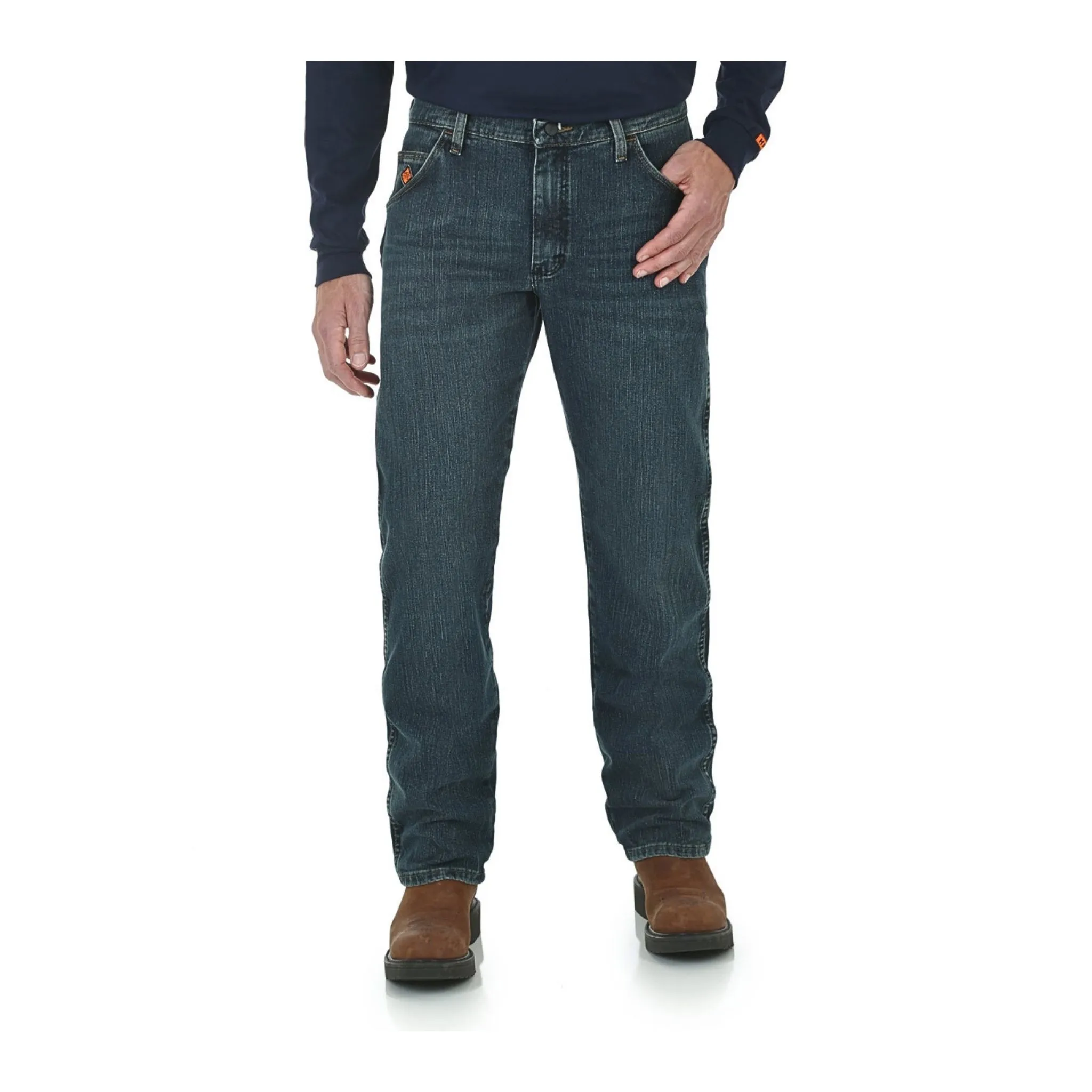 Wrangler Men's Work Pants Flame Resistant Advanced Comfort Jeans - Image 3
