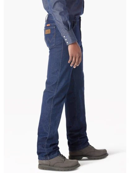 Wrangler Men's Work Jeans Flame Resistant Original Fit Prewashed - Image 6
