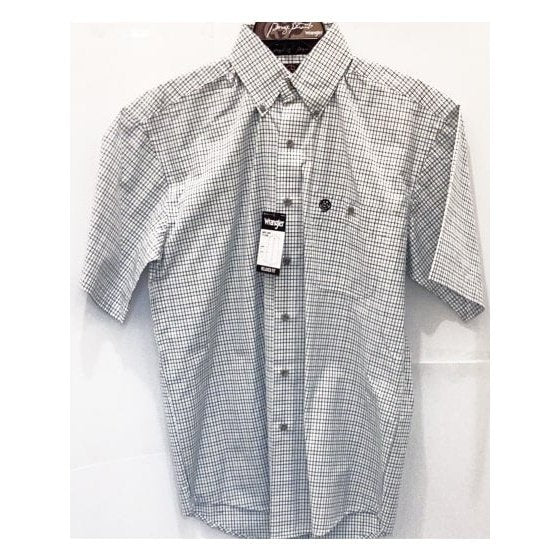 Wrangler Men's Shirt George Strait Button Up Short Sleeve Shirt - Image 2