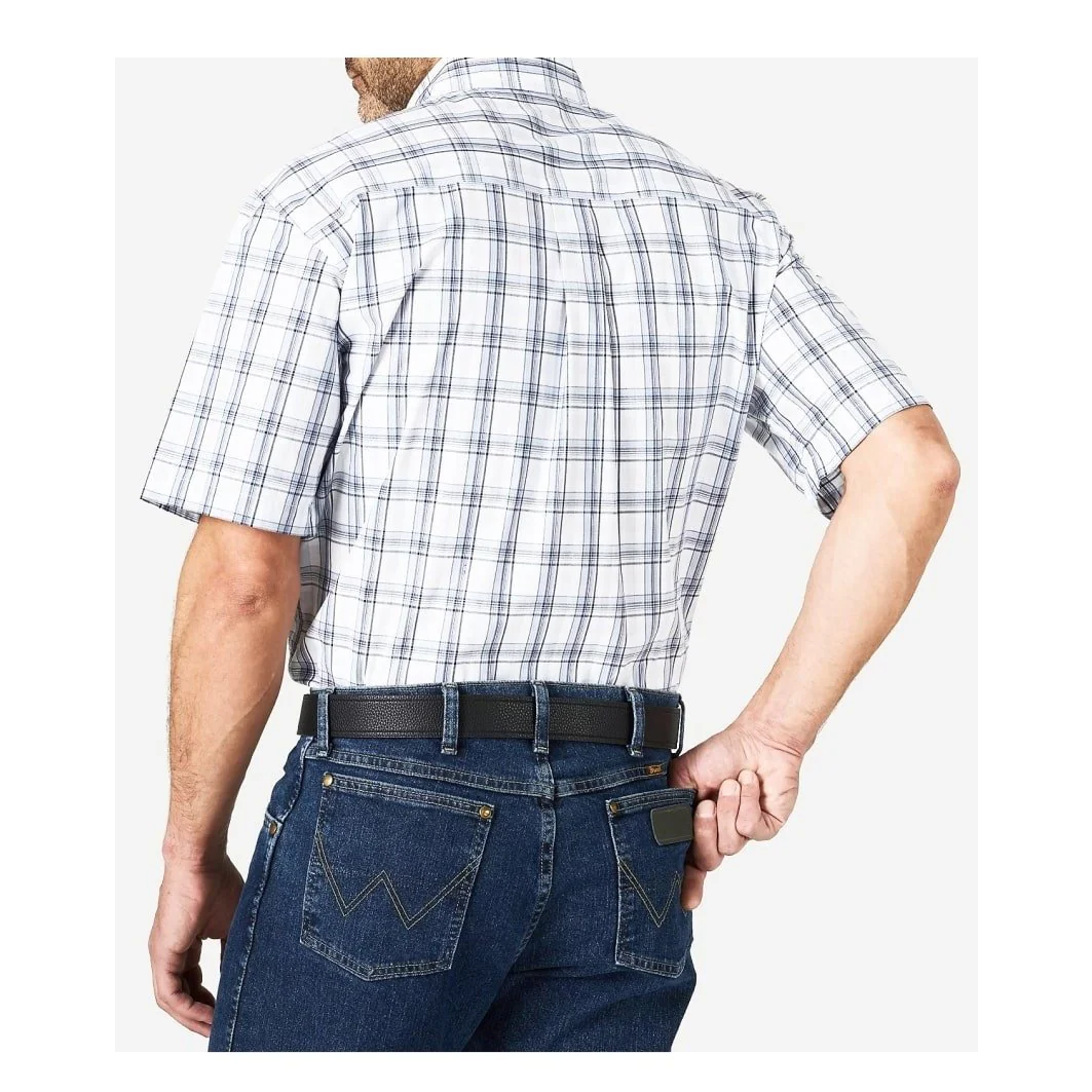 Wrangler Men's Shirt George Strait Short Sleeve Plaid - Image 2