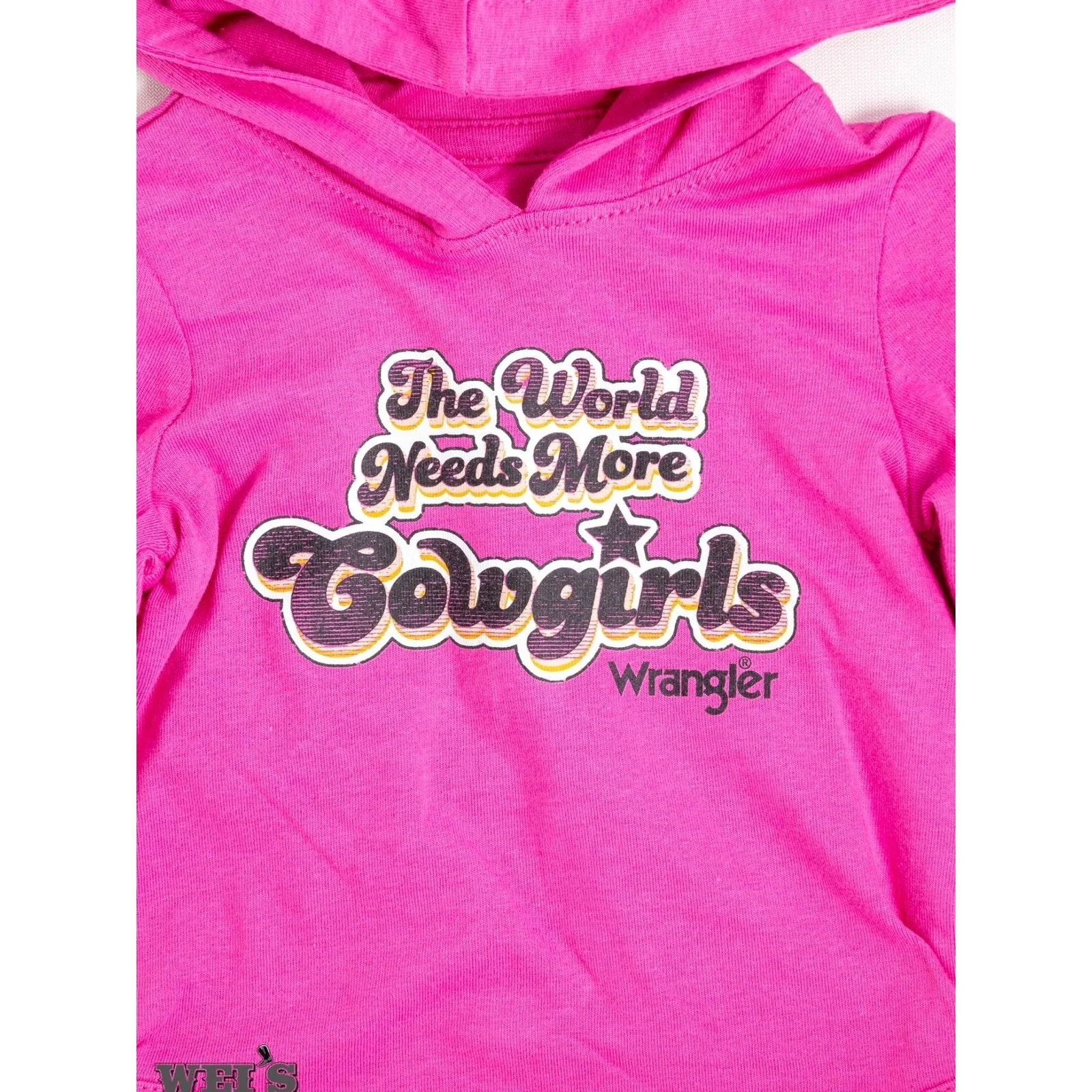 Wrangler Girl’s Onesie Long Sleeve Hooded Ears - CLEARANCE - Image 2