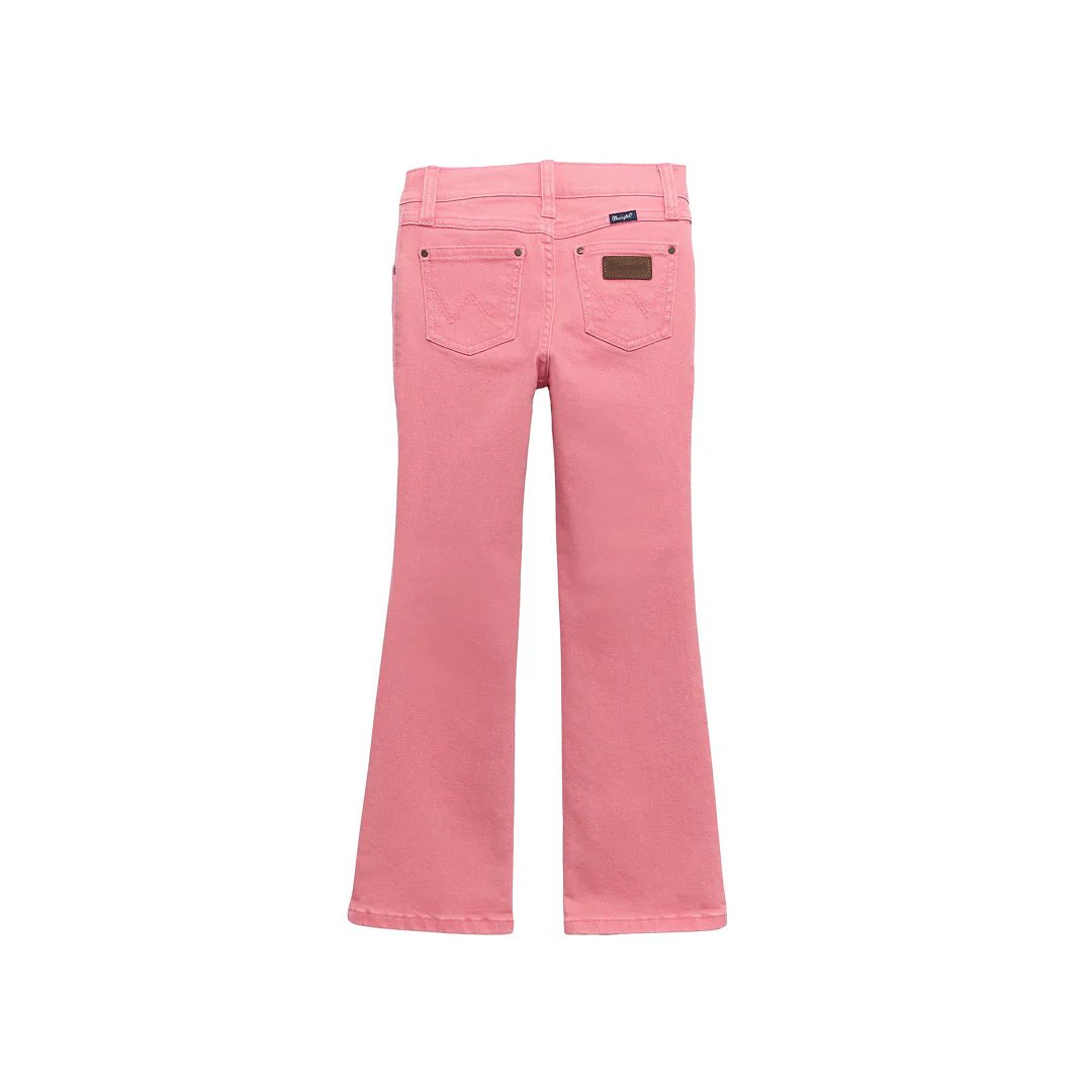 Wrangler Girl's Boot Cut Jeans Pink - Image 2