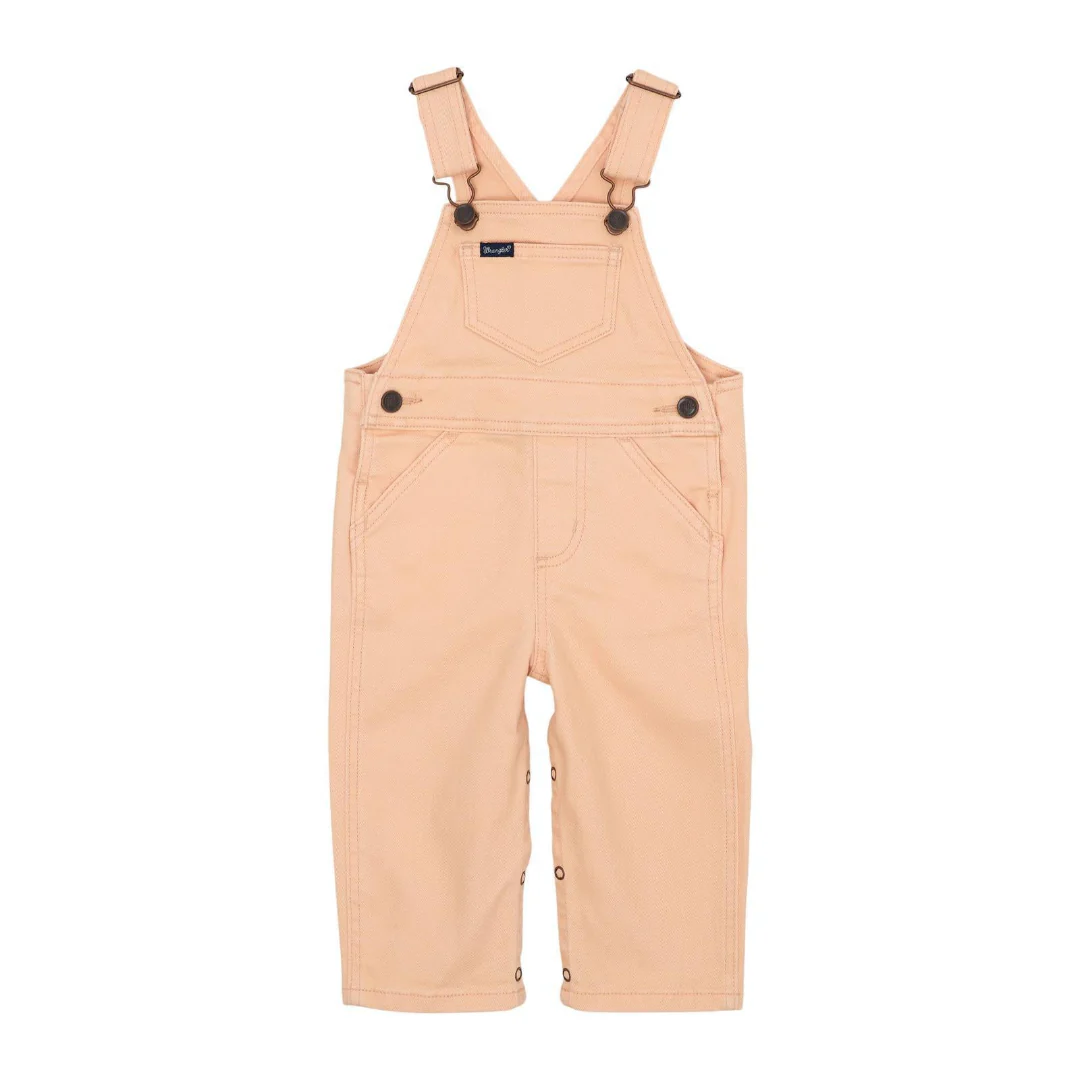 Wrangler Girl's Overalls in Pink