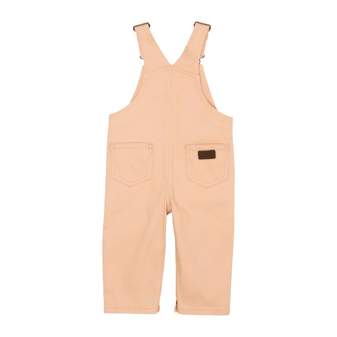 Wrangler Girl's Overalls in Pink - Image 2