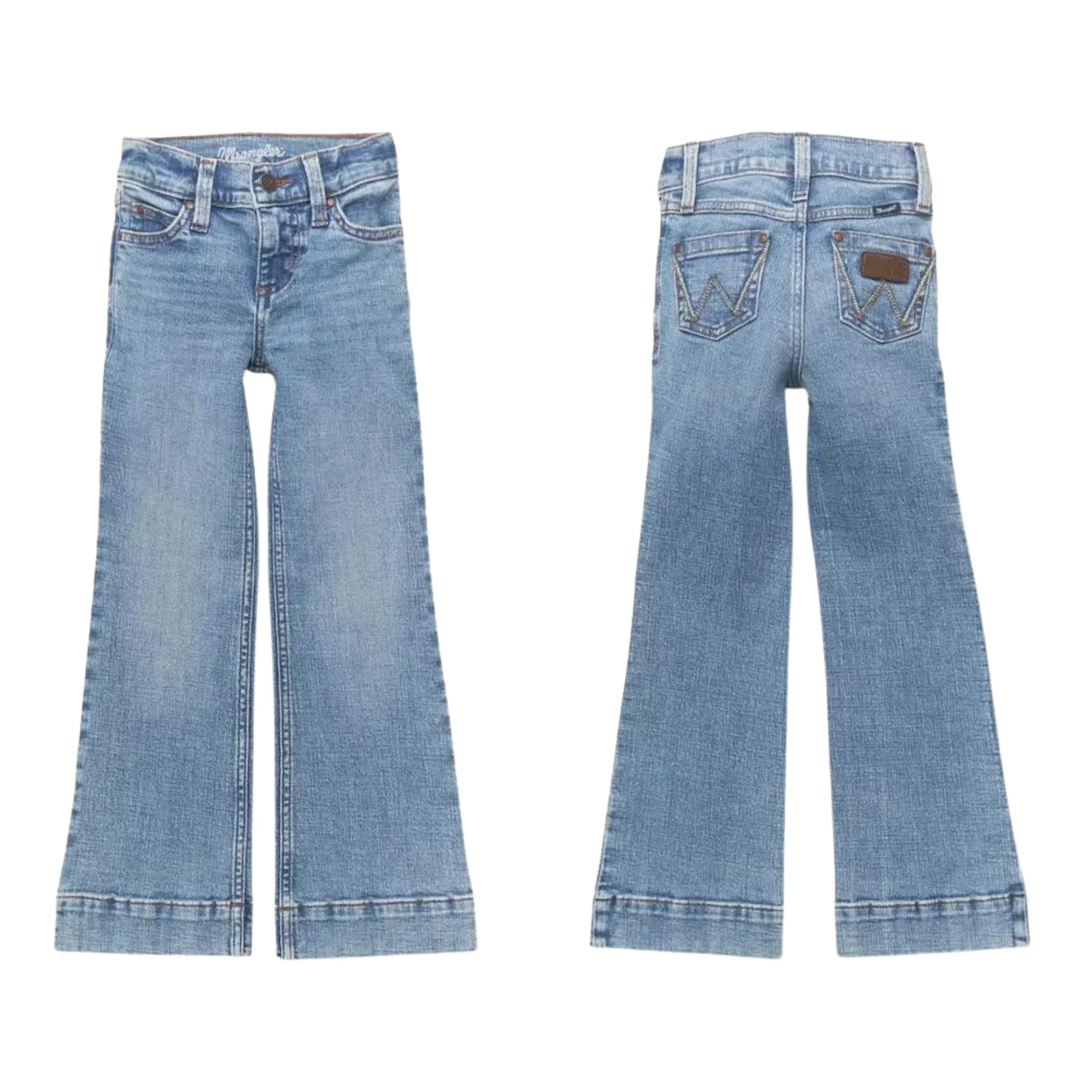 Wrangler Girl's Trouser Light Wash - Image 5