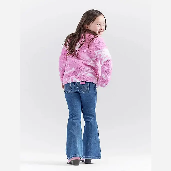 Wrangler Barbie Kid's Western Sherpa Jacket - Image 3