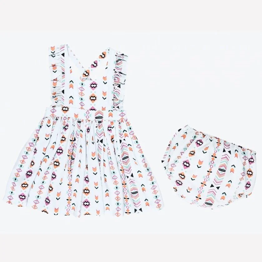Wrangler Infant & Toddler Girl’s Dress Printed Cross Back-CLEARANCE