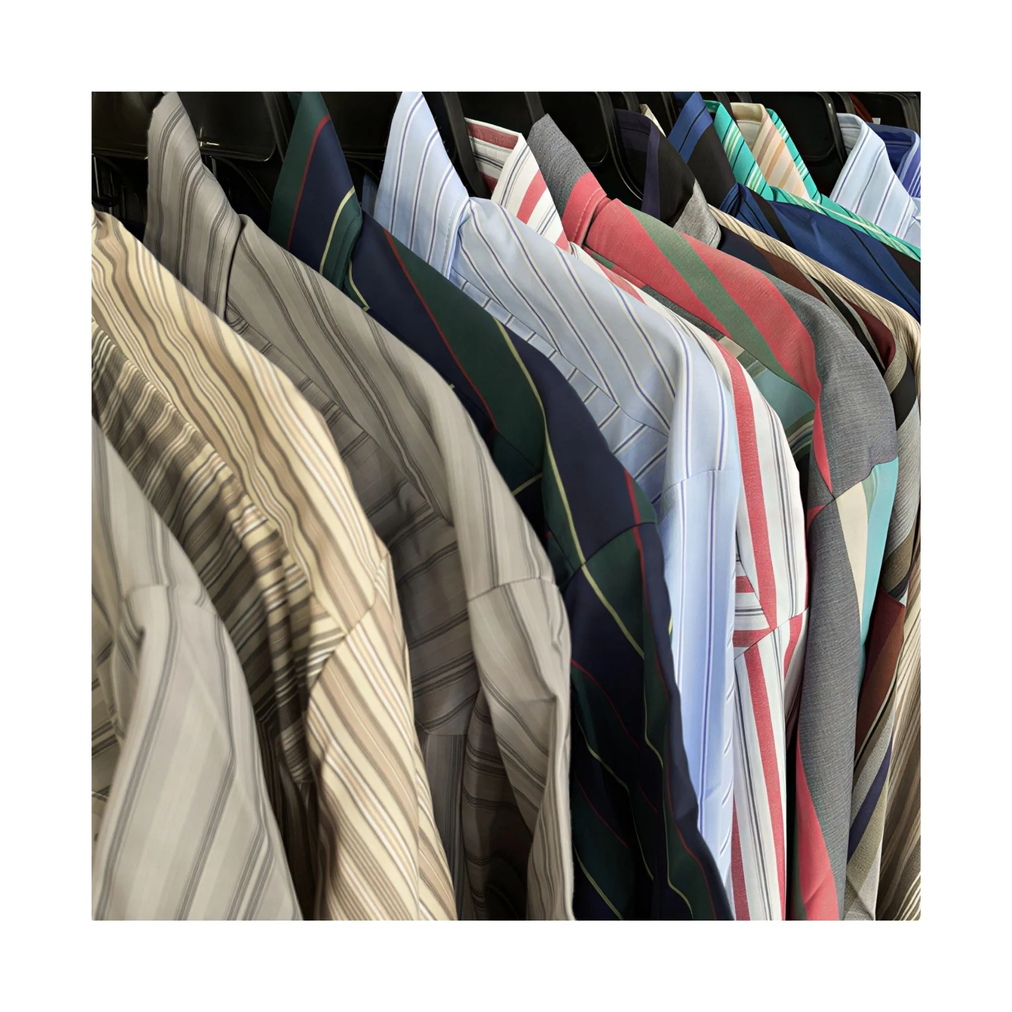 Wrangler Men’s Assorted Striped Buttom Snap Up Short sleeves - Image 3