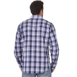 Wrangler Men’s Shirt Wrinkle Resistant Long Sleeve Snaps - Image 2