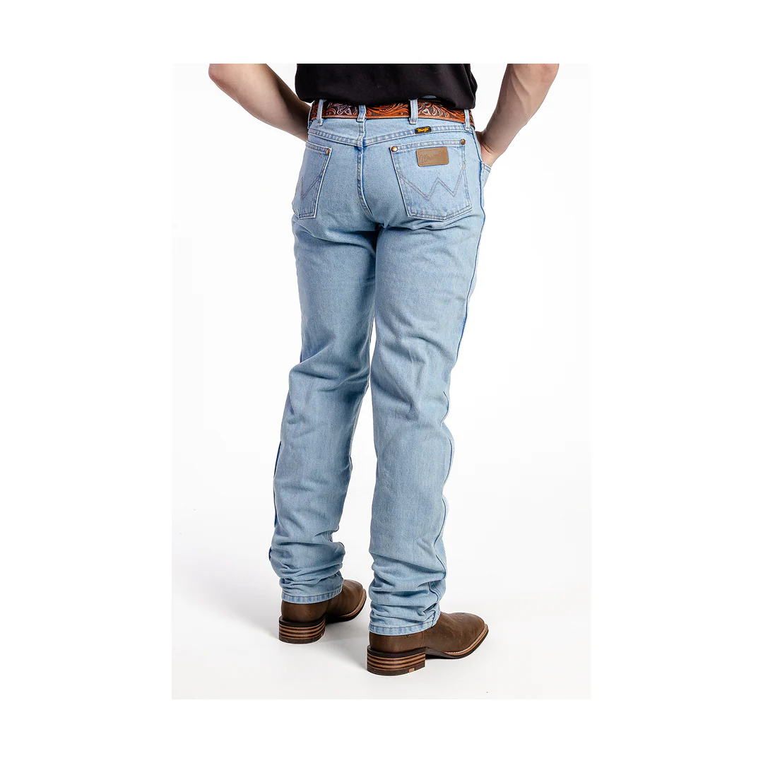 Wrangler Men’s Jeans Cowboy Cut Original Fit In Bleach - Image 3