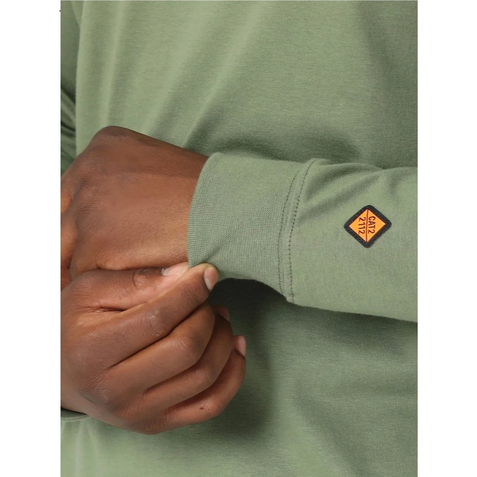 Wrangler Men’s Work Shirt FR Flame Resistant Skull Logo Long Sleeve - Image 5