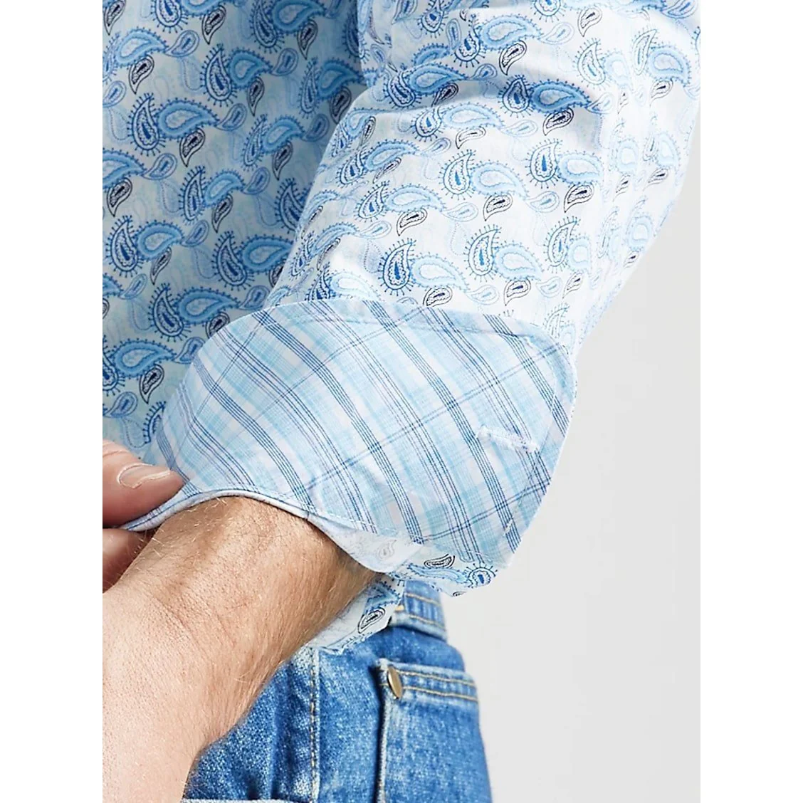 Wrangler Men’s George Straight Western Casual Long Sleeve -Clearance - Image 3