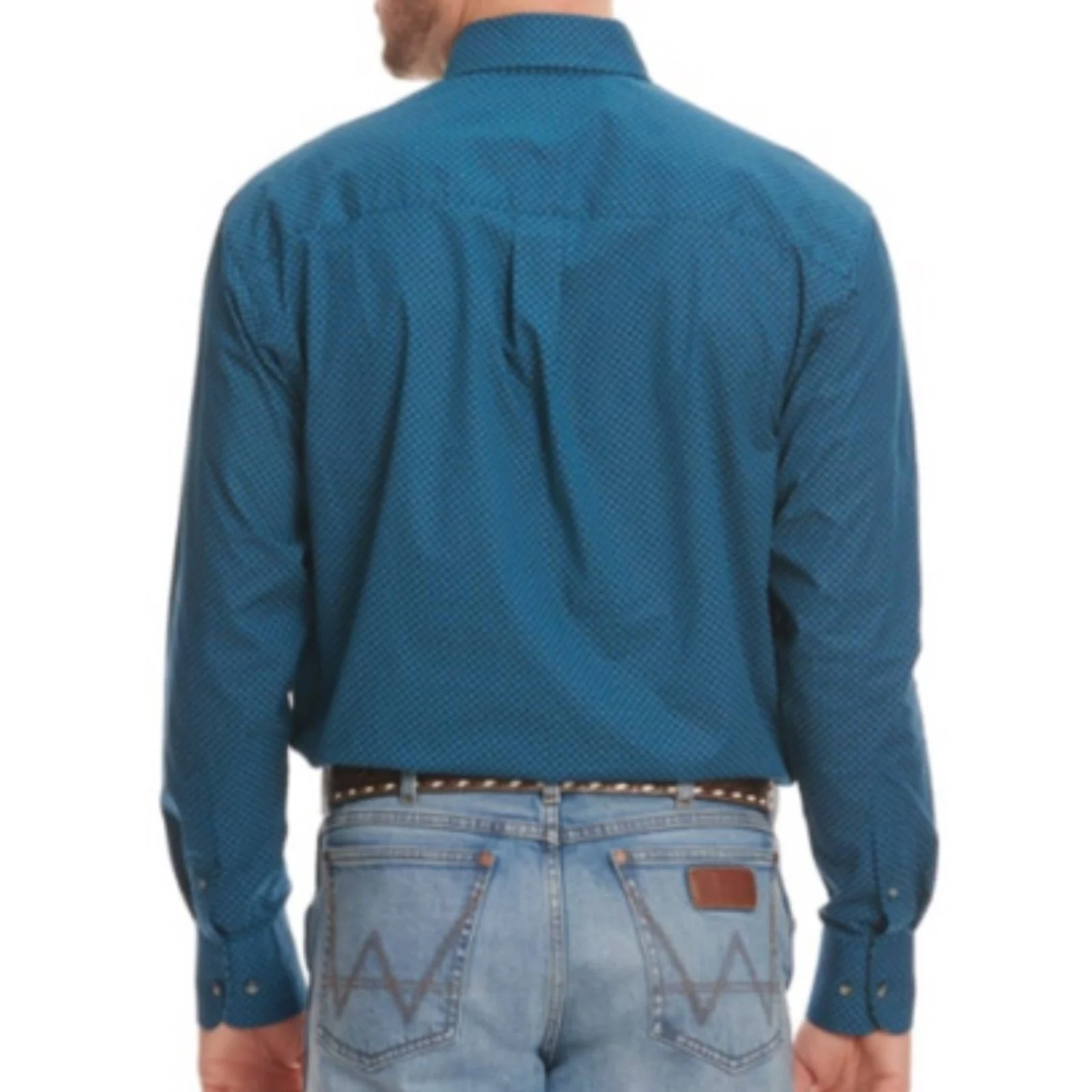 Wrangler Men’s George Straight Casual Relaxed Fit Button Down - Image 2