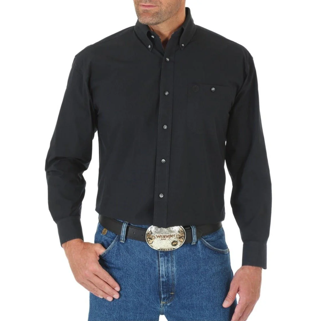 Wrangler Men’s Shirt Casual Long Sleeve George Strait