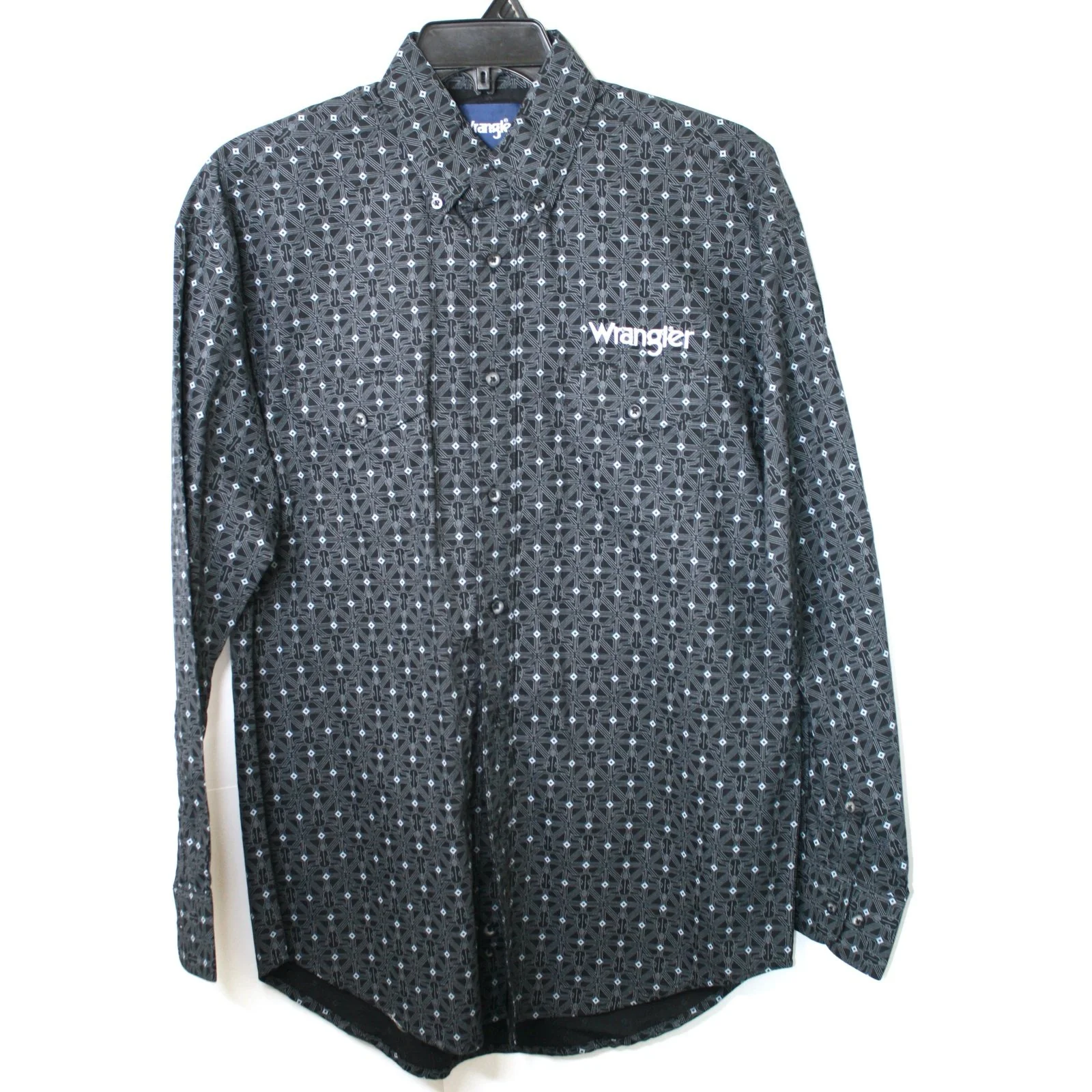 Wrangler Men’s Shirt Logo Button Up Shirt