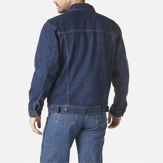 Wrangler Men’s Jean Jacket Rugged Wear Unlined - Image 4