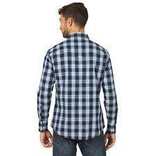 Wrangler Men’s Shirt Western Wrinkle Resist Stretch Stain Release - Image 2
