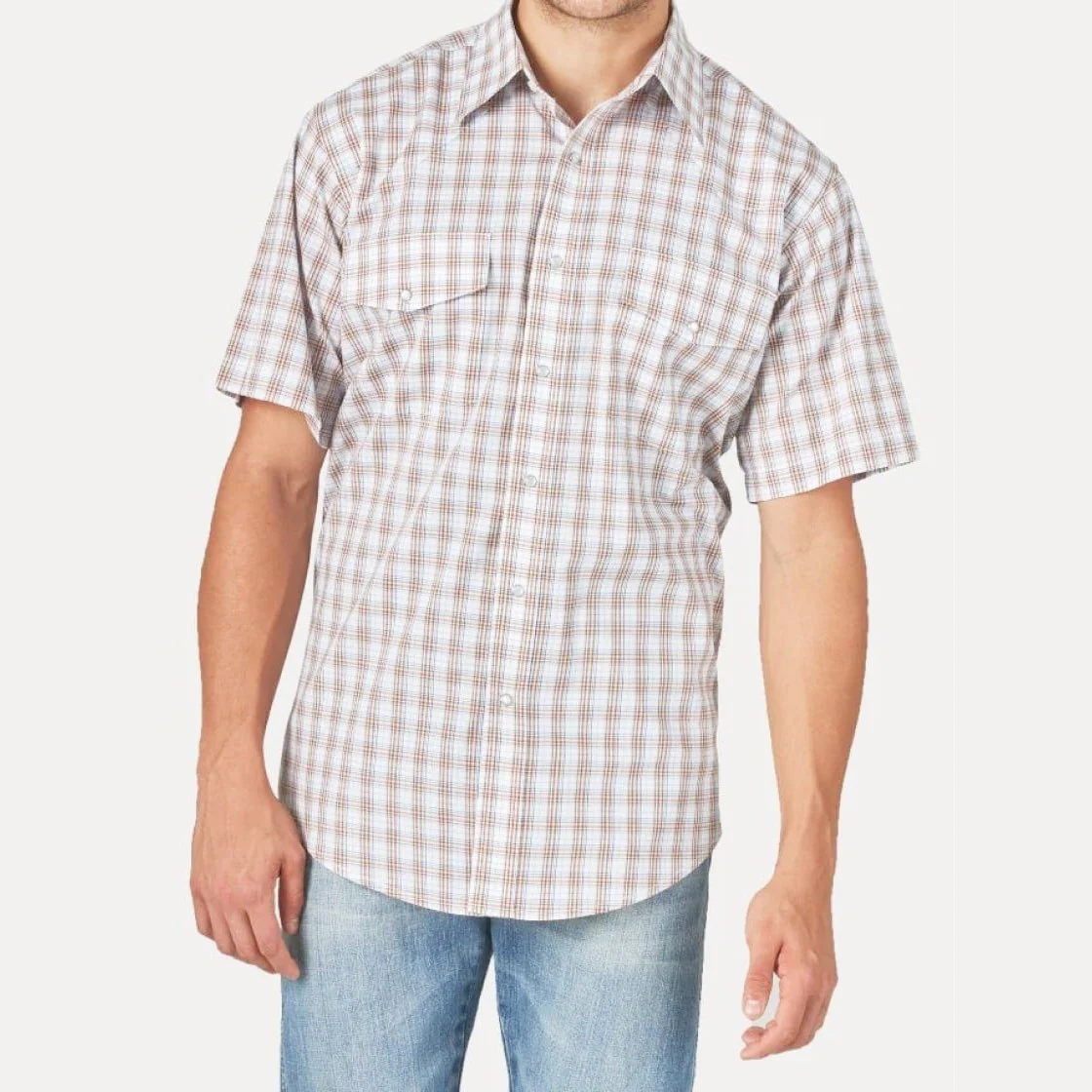 Wrangler Men’s Western Wrinkle Resist Shirt