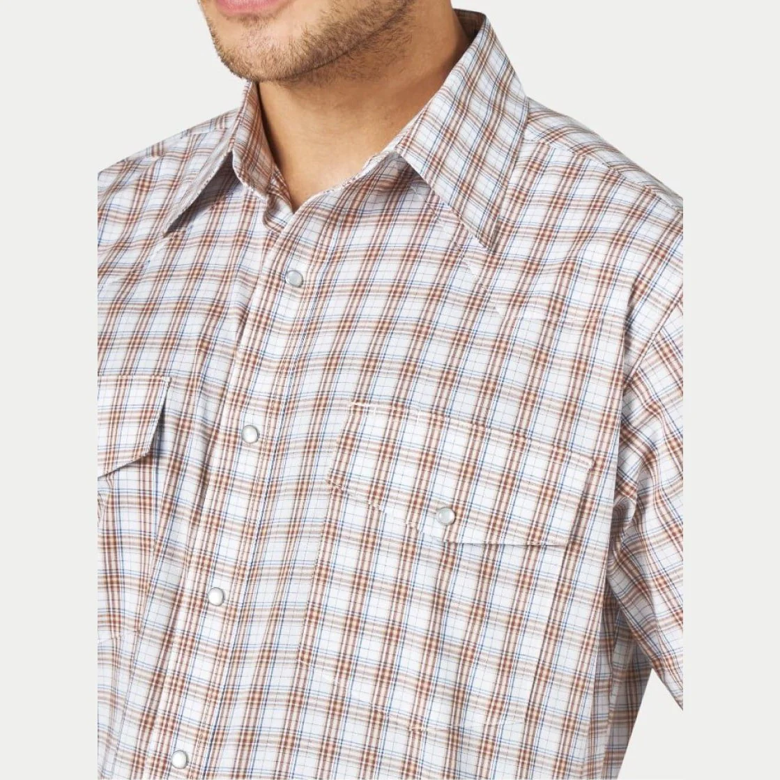 Wrangler Men’s Western Wrinkle Resist Shirt - Image 3