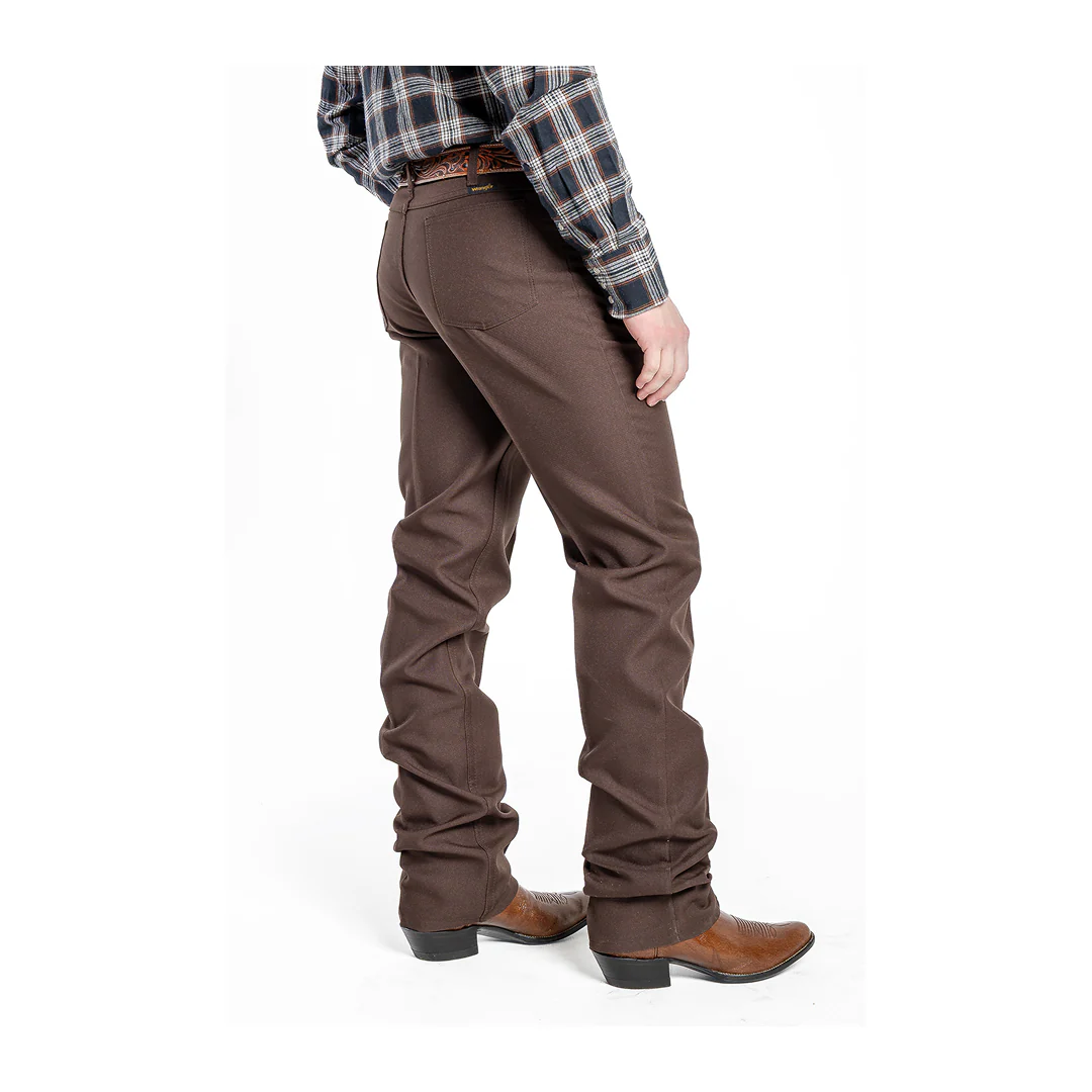 Wrangler Men’s Wrancher Dress Pants Heather Brown - Image 2