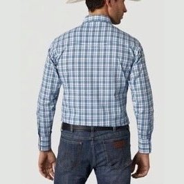 Wrangler Men’s Wrinkle Resistant Shirt Snap -Clearance - Image 2