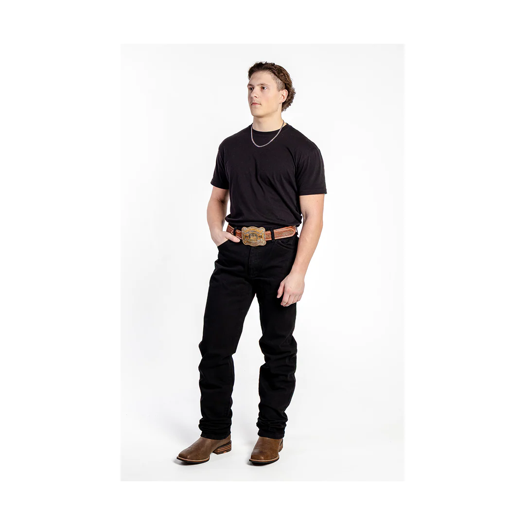 Wrangler Men's Jeans Original Fit Black - Image 4