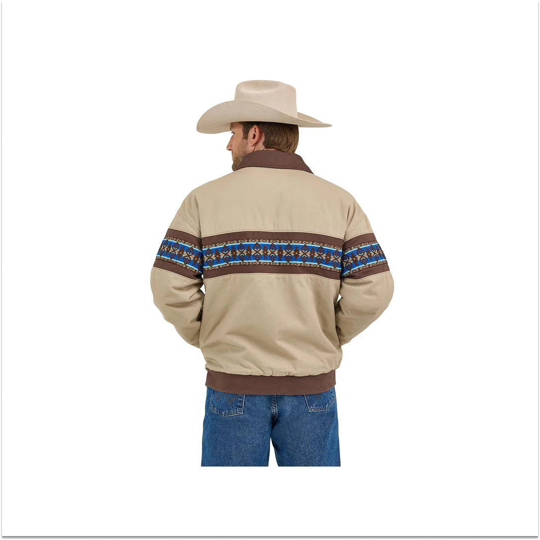 Wrangler Men's Aztec Bomber Jacket North Shore - Image 2