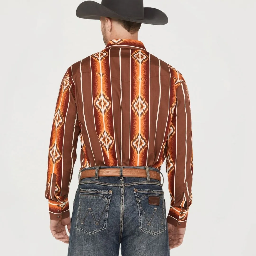 Wrangler Men's Checotah Long Sleeve Button Up Shirt - Image 2