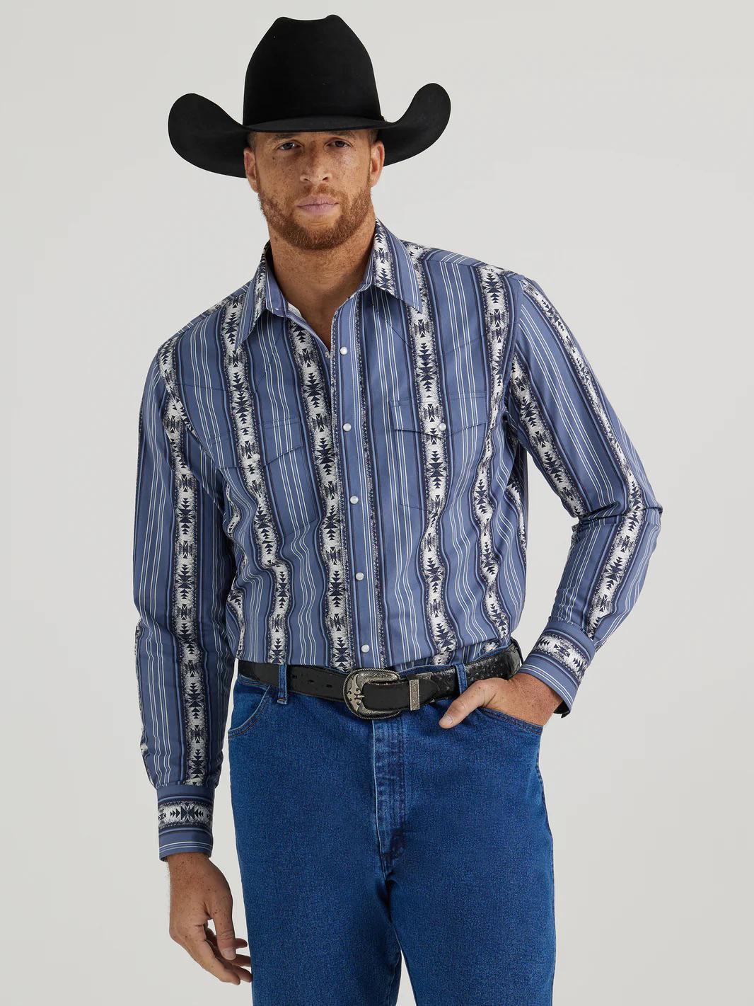 Wrangler Men's Checotah Long Sleeve Shirt